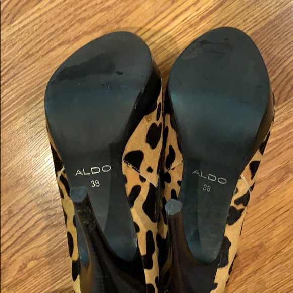 Aldo Leopard Print Booties - Picture 5 of 8
